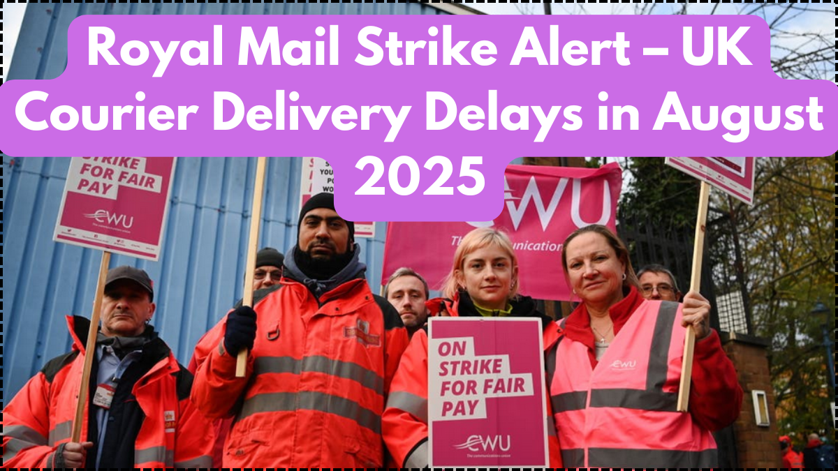 Royal Mail Strike Alert – UK Courier Delivery Delays in August 2025