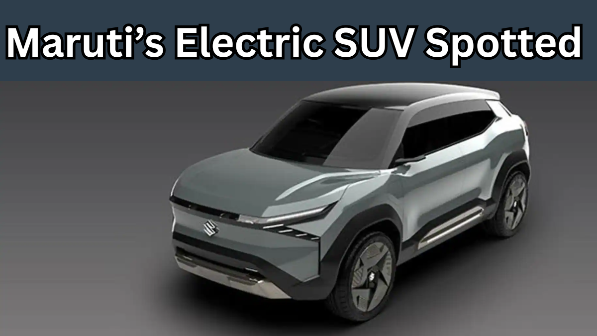 Maruti’s Electric SUV Spotted Testing – Launch by End 2025