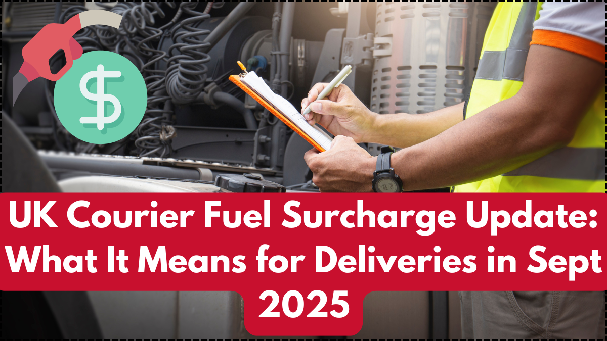 UK Courier Fuel Surcharge Update: What It Means for Deliveries in Sept 2025