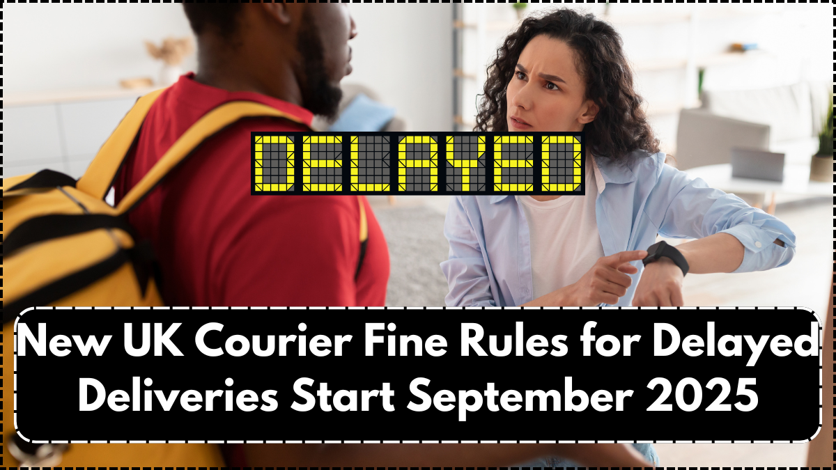 New UK Courier Fine Rules for Delayed Deliveries Start September 2025