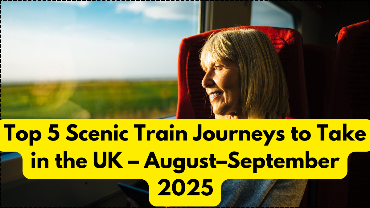 Top 5 Scenic Train Journeys to Take in the UK – August–September 2025