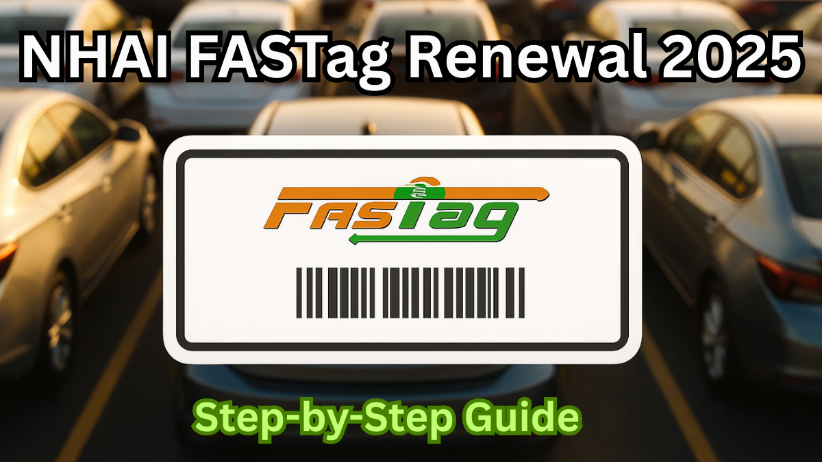 NHAI FASTag Renewal 2025 – Step-by-Step Guide