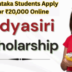 Vidyasiri Scholarship 2025 – Karnataka Students Apply for ₹20,000 Online