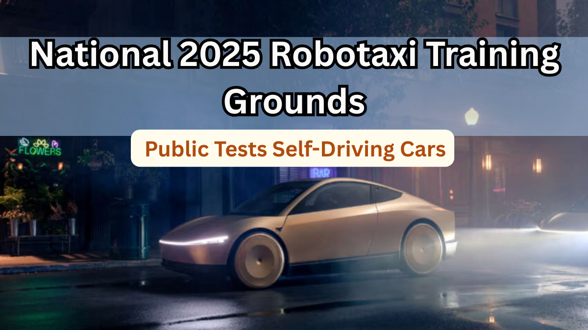 National 2025 Robotaxi Training Grounds – Public Tests Self-Driving Cars