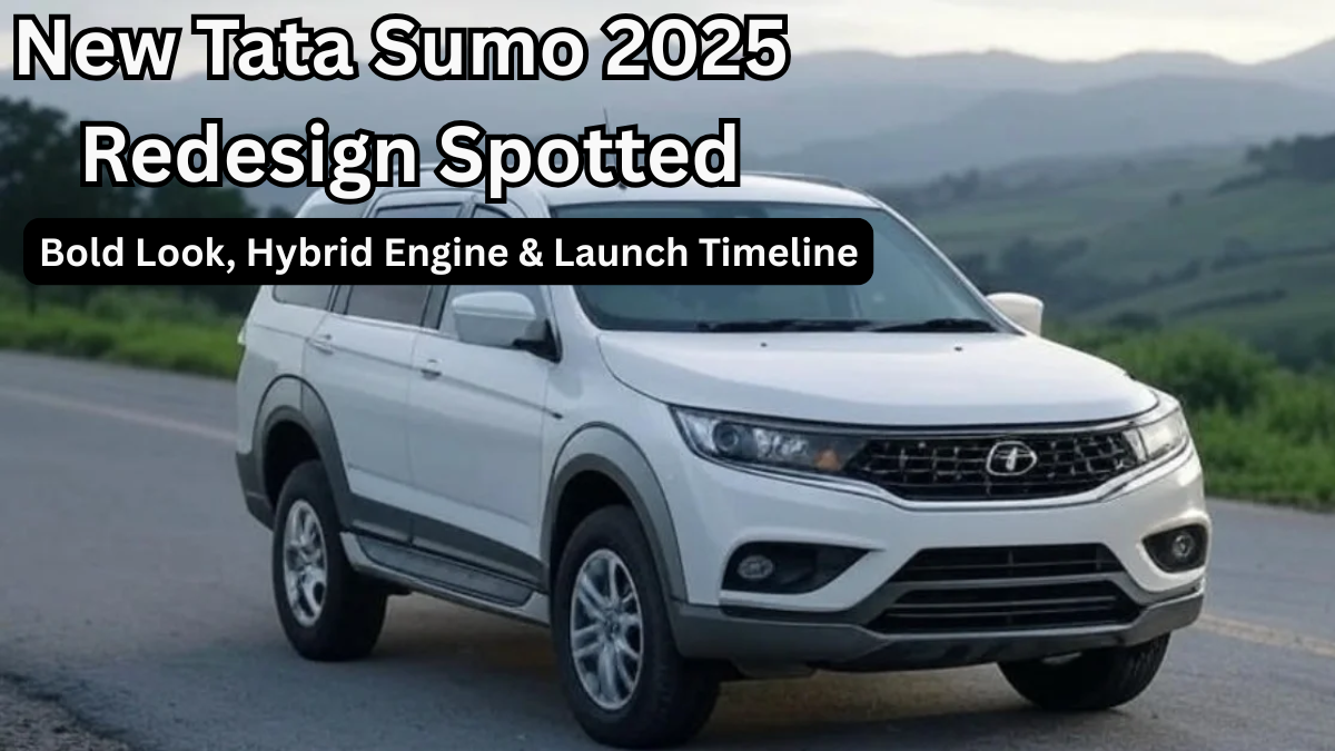 New Tata Sumo 2025 Redesign Spotted – Bold Look, Hybrid Engine & Launch Timeline